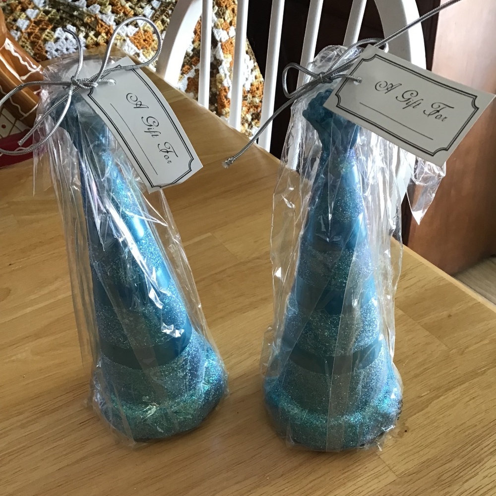 Candle Party Hat with Glitter set of 2